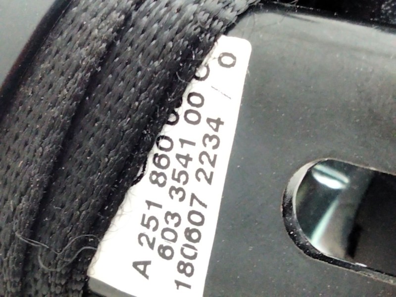 Recambio de cinturon seguridad delantero derecho para mercedes-benz clase r (w251, v251) r 320 cdi 4-matic (251.022, 251.122) re