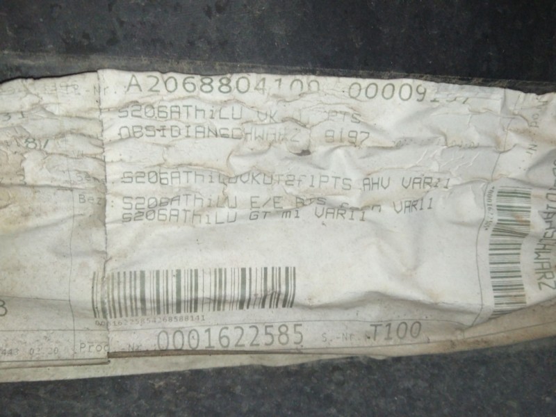 Recambio de paragolpes trasero para mercedes-benz clase c all-terrain (s206) c 220 d 4-matic (206.214) referencia OEM IAM A20688