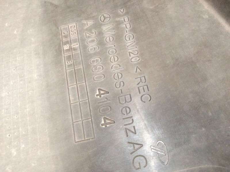 Recambio de panel protector para mercedes-benz clase c all-terrain (s206) c 220 d 4-matic (206.214) referencia OEM IAM A20669041