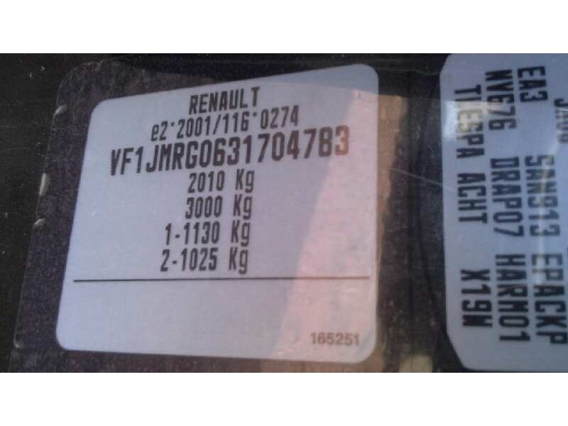 renault scenic ii del año 2004