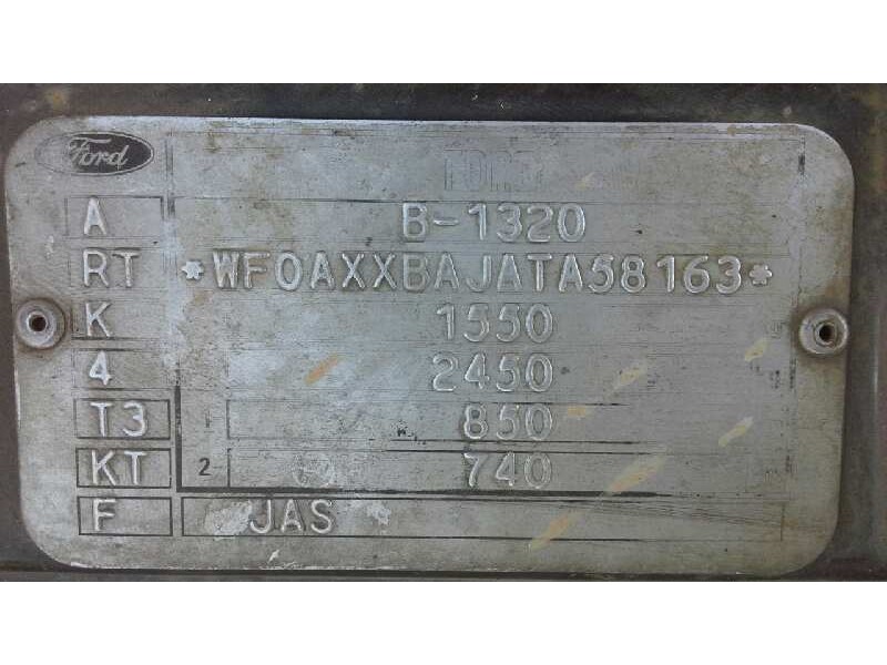 ford fiesta berlina (dx) del año 1996