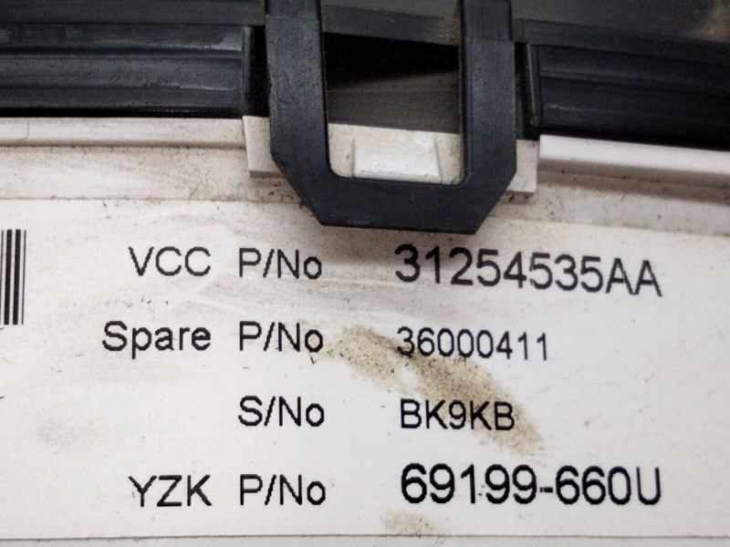 Recambio de cuadro instrumentos para volvo s80 ii (124) 2.4 d referencia OEM IAM 31254535AA  