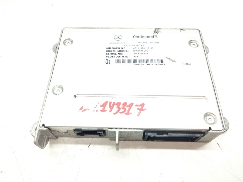 Recambio de modulo electronico bluetooth para mercedes-benz clase r (w251, v251) r 320 cdi 4-matic (251.022, 251.122) referencia