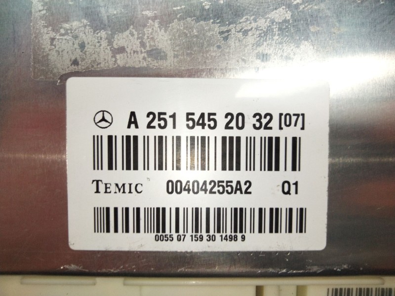 Recambio de centralita suspension para mercedes-benz clase r (w251, v251) r 320 cdi 4-matic (251.022, 251.122) referencia OEM IA