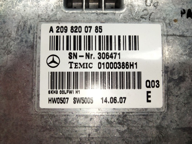 Recambio de modulo electronico para mercedes-benz clase r (w251, v251) r 320 cdi 4-matic (251.022, 251.122) referencia OEM IAM A