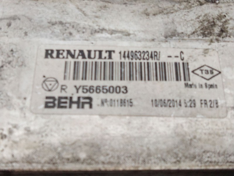 Recambio de intercooler para mercedes-benz citan (w415) furgon referencia OEM IAM 144963234R  