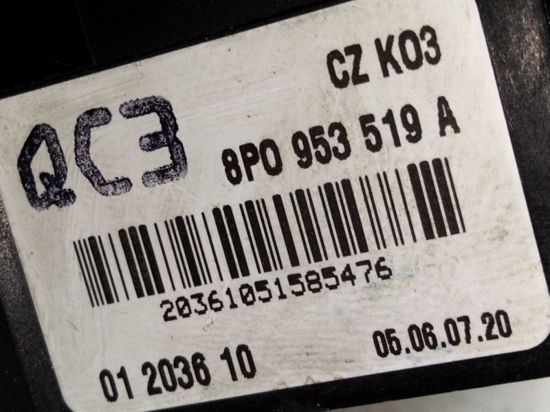 Recambio de mando limpia para audi a3 (8p1) 2.0 tdi 16v referencia OEM IAM 8P0953519A  