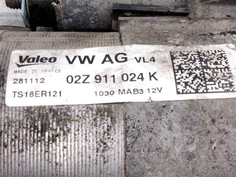 Recambio de motor arranque para seat ibiza iv (6j5, 6p1) 1.6 tdi referencia OEM IAM 02Z911024K  