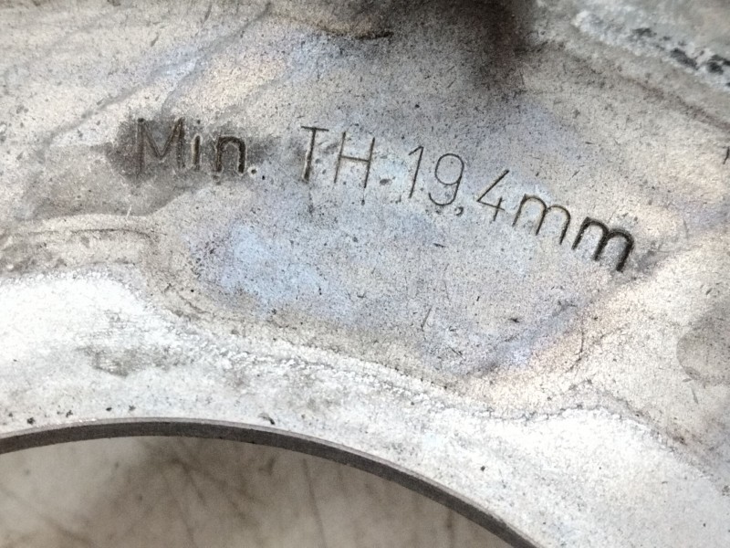 Recambio de disco freno trasero para mercedes-benz clase c all-terrain (s206) c 220 d 4-matic (206.214) referencia OEM IAM A2064