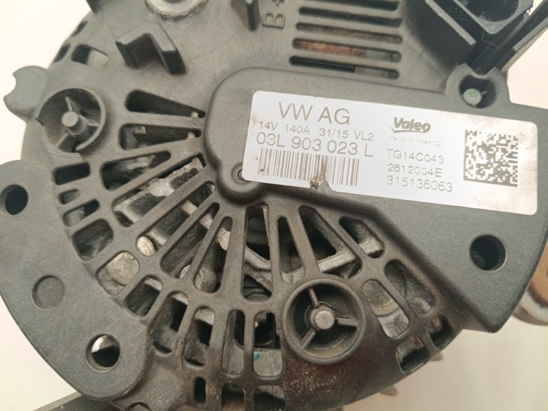Recambio de alternador para volkswagen golf vii (5g1, bq1, be1, be2) 2.0 tdi referencia OEM IAM 03L903023L  