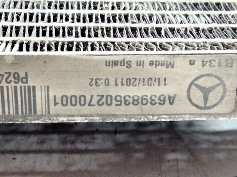 Recambio de condensador / radiador aire acondicionado para mercedes-benz vito / mixto furgón (w639) 113 cdi (639.601, 639.603, 6