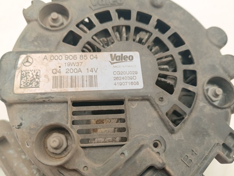 Recambio de alternador para mercedes-benz sprinter 3,5-t furgón (b907, b910) 311 cdi rwd (907.633, 907.635, 907.631, 907.637) re