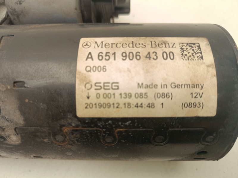 Recambio de motor arranque para mercedes-benz sprinter 3,5-t furgón (b907, b910) 311 cdi rwd (907.633, 907.635, 907.631, 907.637