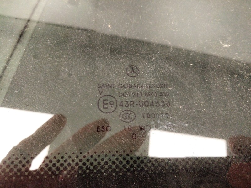 Recambio de luna trasera izquierda para mercedes-benz vito / mixto furgón (w639) 113 cdi (639.601, 639.603, 639.605) referencia 