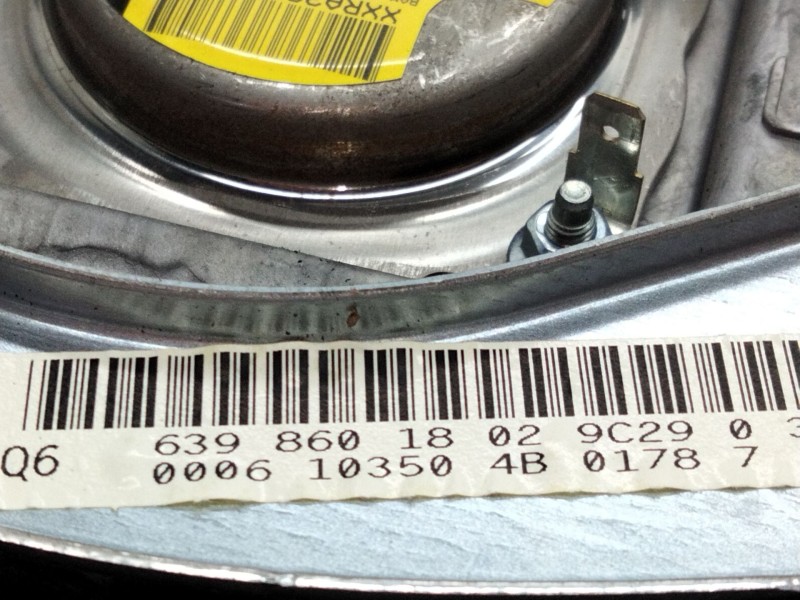 Recambio de airbag delantero izquierdo para mercedes-benz vito / mixto furgón (w639) 113 cdi (639.601, 639.603, 639.605) referen