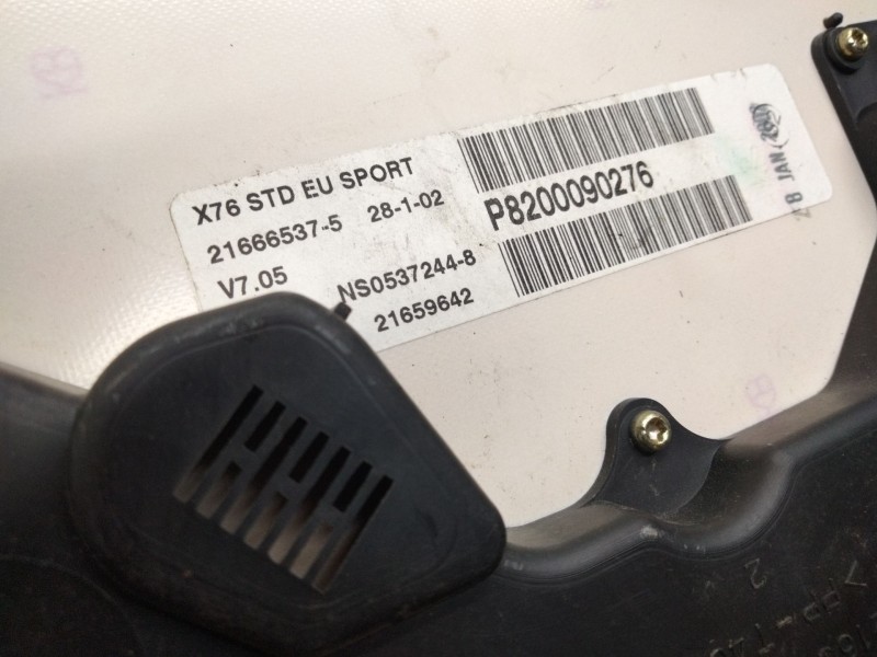 Recambio de cuadro instrumentos para renault kangoo (kc0/1_) 1.9 dci 4x4 (kc0v) referencia OEM IAM P8209090276  