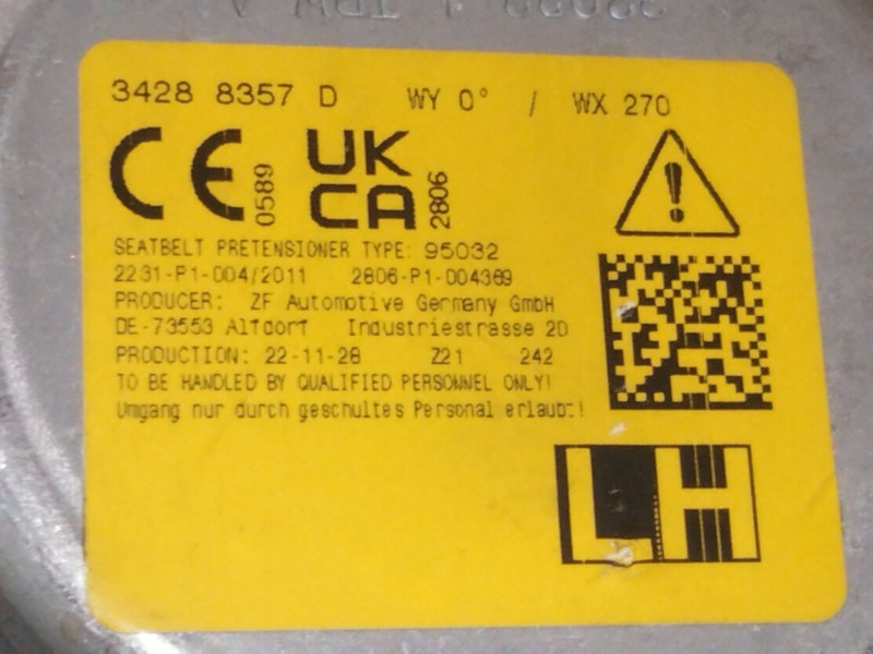 Recambio de kit airbag para mercedes-benz clase c all-terrain (s206) c 220 d 4-matic (206.214) referencia OEM IAM A2066807805  