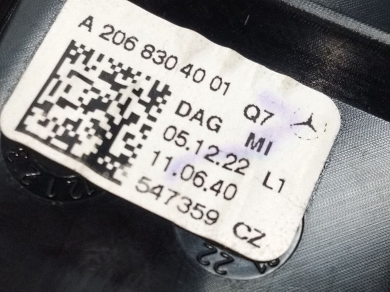 Recambio de aireador central para mercedes-benz clase c all-terrain (s206) c 220 d 4-matic (206.214) referencia OEM IAM A2068304