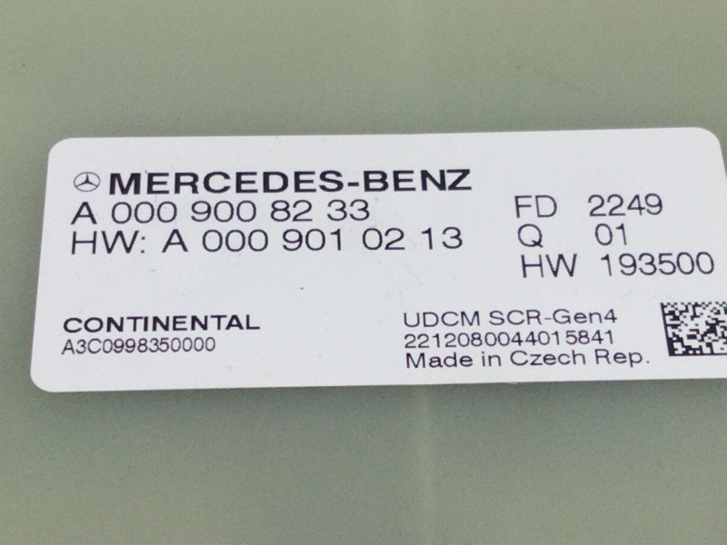 Recambio de unidad de control para mercedes-benz clase c all-terrain (s206) c 220 d 4-matic (206.214) referencia OEM IAM A000900