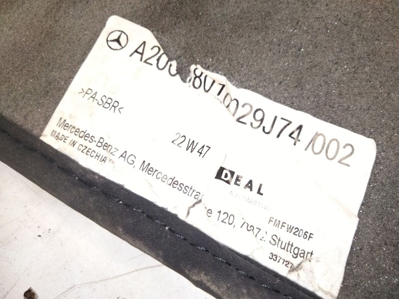 Recambio de alfombra para mercedes-benz clase c all-terrain (s206) c 220 d 4-matic (206.214) referencia OEM IAM A20668010029  