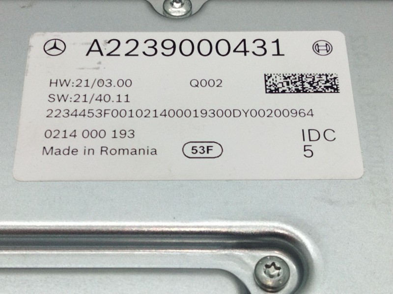 Recambio de unidad de control para mercedes-benz clase c all-terrain (s206) c 220 d 4-matic (206.214) referencia OEM IAM   