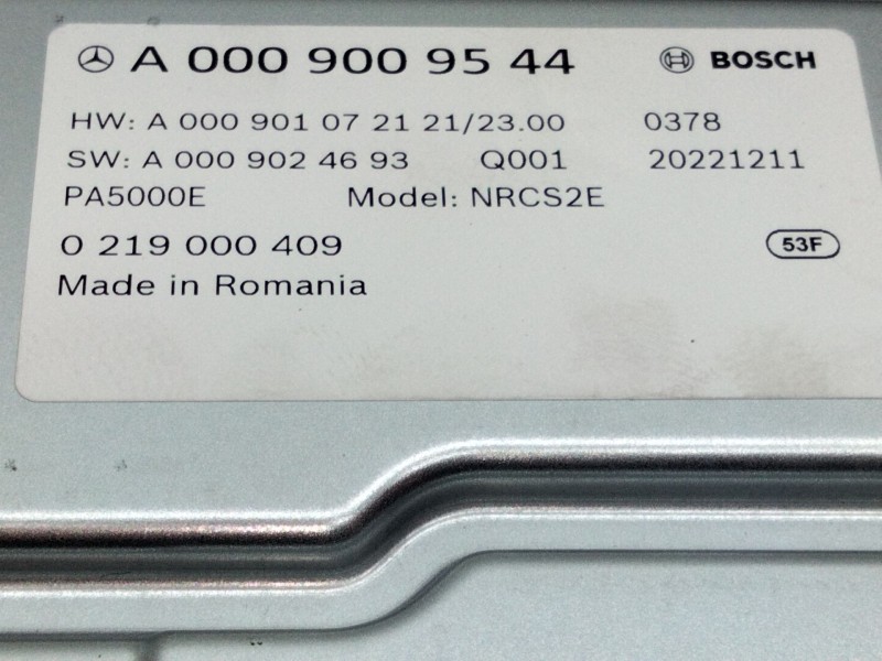 Recambio de unidad de control para mercedes-benz clase c all-terrain (s206) c 220 d 4-matic (206.214) referencia OEM IAM A000900