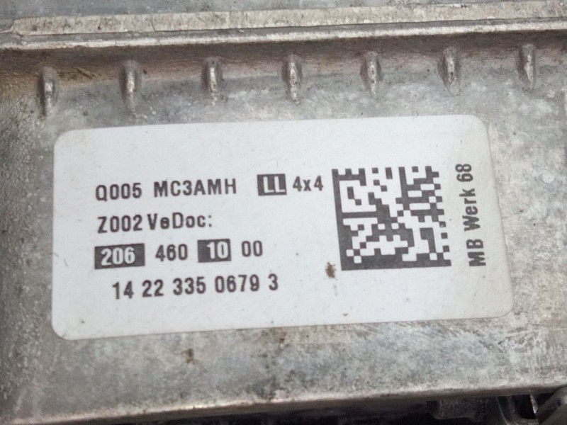 Recambio de columna direccion para mercedes-benz clase c all-terrain (s206) c 220 d 4-matic (206.214) referencia OEM IAM 2064601