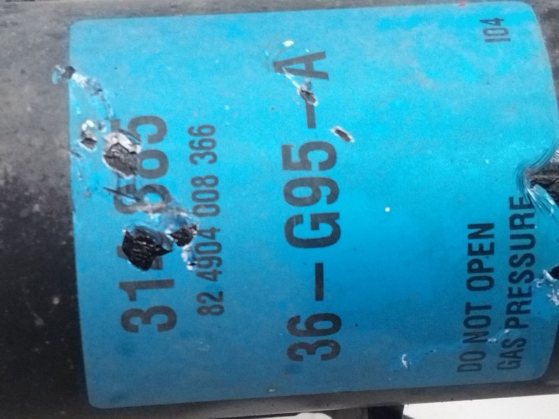 Recambio de amortiguador delantero derecho para mercedes-benz vito / mixto furgón (w639) 113 cdi (639.601, 639.603, 639.605) ref