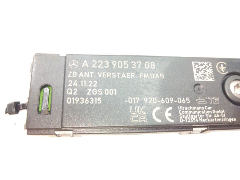 Recambio de antena para mercedes-benz clase c all-terrain (s206) c 220 d 4-matic (206.214) referencia OEM IAM A2239053708  