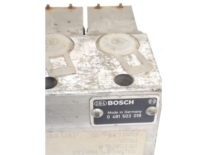 Recambio de electrovalvula para iveco eurocargo 150 e 18 referencia OEM IAM 0481503019  VALVULA SOLENOIDE