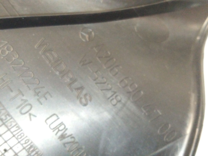 Recambio de panel protector para mercedes-benz clase c all-terrain (s206) c 220 d 4-matic (206.214) referencia OEM IAM A20669047