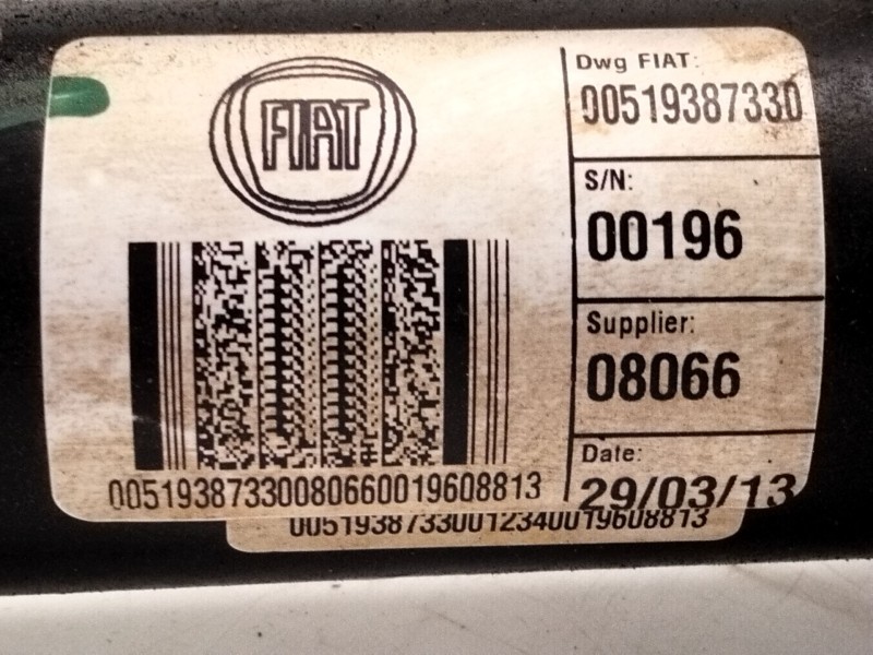 Recambio de caja direccion para fiat doblo cargo (263_) 1.6 d multijet referencia OEM IAM 00519387330  