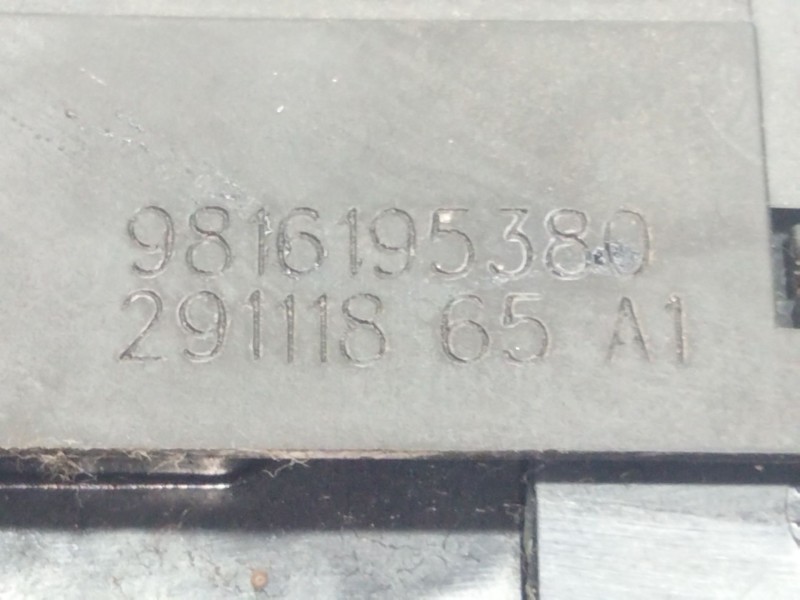 Recambio de cerradura maletero / porton para citroën ds 7 ds 7 crossback buehdi referencia OEM IAM 9816195380  