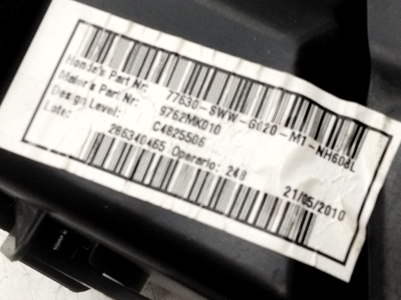 Recambio de aireador derecho para honda cr-v iii (re_) 2.0 i-vtec (re5, re1) referencia OEM IAM 77630SWWG020  