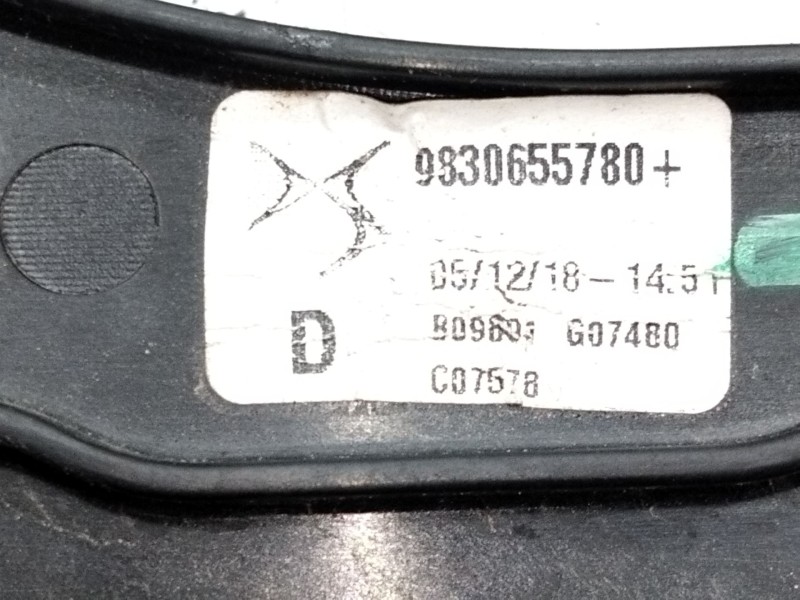 Recambio de elevalunas delantero derecho para citroën ds 7 ds 7 crossback buehdi referencia OEM IAM 9830655780  