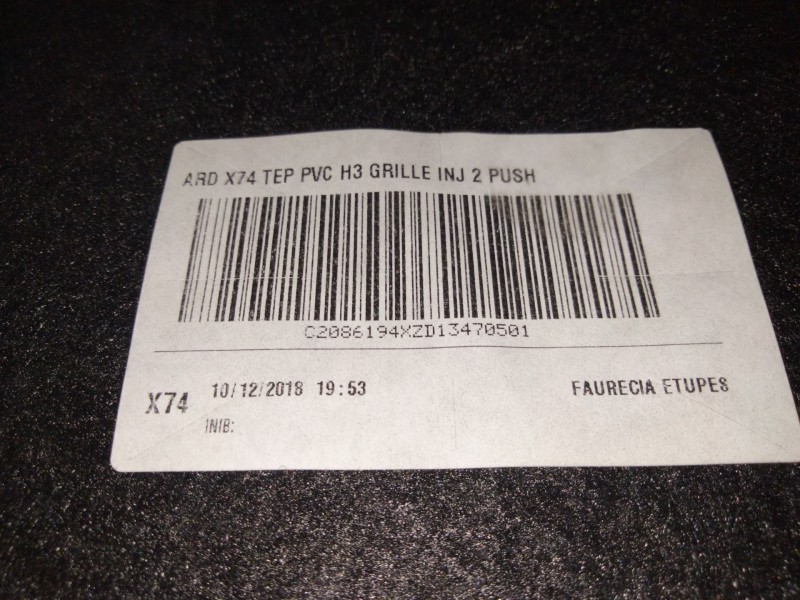 Recambio de guarnecido puerta trasera derecha para citroën ds 7 ds 7 crossback buehdi referencia OEM IAM 1952199X  