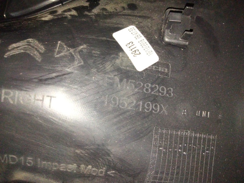 Recambio de guarnecido puerta trasera derecha para citroën ds 7 ds 7 crossback buehdi referencia OEM IAM 1952199X  