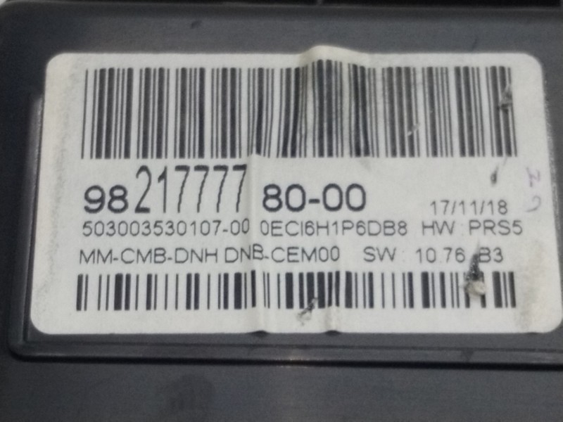 Recambio de cuadro instrumentos para citroën ds 7 ds 7 crossback buehdi referencia OEM IAM 9821777780  