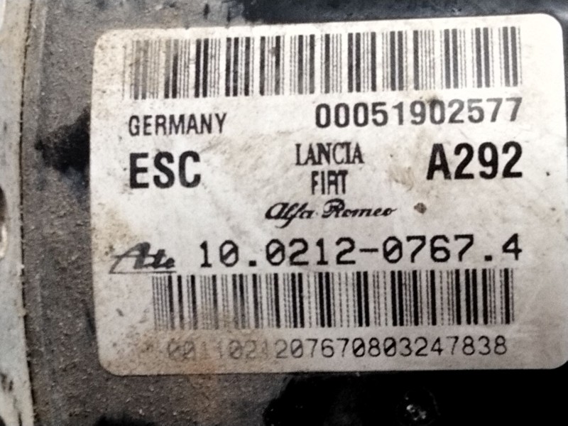Recambio de abs para fiat doblo cargo (263_) 1.6 d multijet referencia OEM IAM 00051902577  