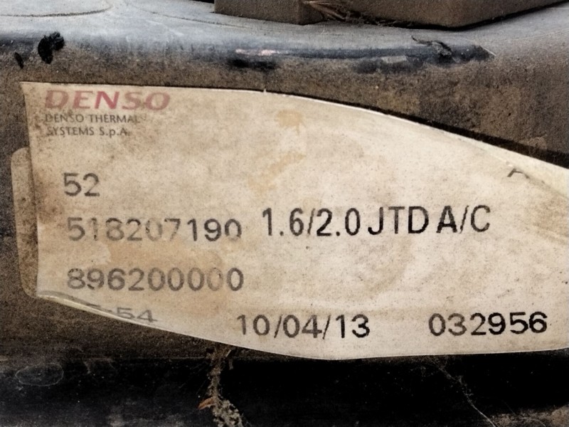 Recambio de electroventilador para fiat doblo cargo (263_) 1.6 d multijet referencia OEM IAM 518207190  