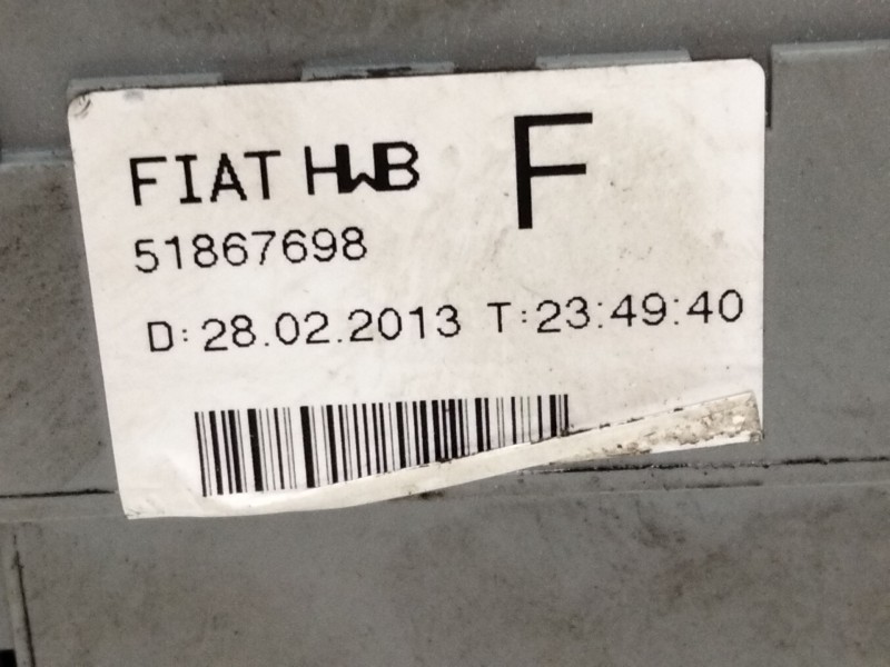 Recambio de centralita bsm para fiat doblo cargo (263_) 1.6 d multijet referencia OEM IAM 51867698  