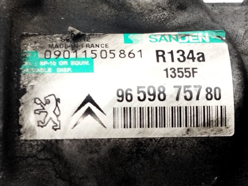 Recambio de compresor aire acondicionado para mini mini (r56) cooper s referencia OEM IAM 9659875780  