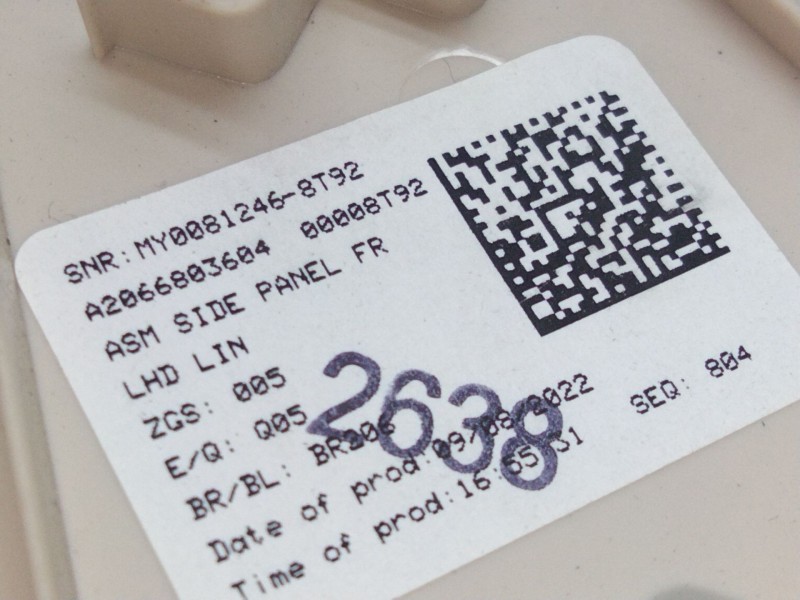 Recambio de moldura para mercedes-benz clase c all-terrain (s206) c 220 d 4-matic (206.214) referencia OEM IAM A2066803604  