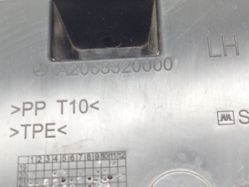 Recambio de toma aire para mercedes-benz clase c all-terrain (s206) c 220 d 4-matic (206.214) referencia OEM IAM A2068320000  