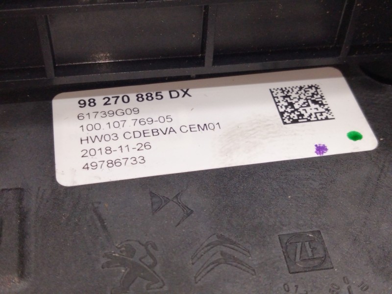Recambio de palanca cambio para citroën ds 7 ds 7 crossback buehdi referencia OEM IAM 98270885DX  