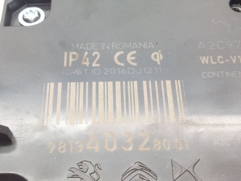 Recambio de modulo electronico para citroën ds 7 ds 7 crossback buehdi referencia OEM IAM 9813403280  