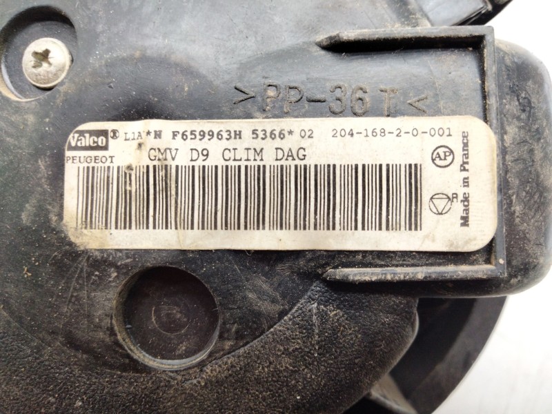 Recambio de motor calefaccion para peugeot 406 (8b) 2.0 hdi 110 referencia OEM IAM   