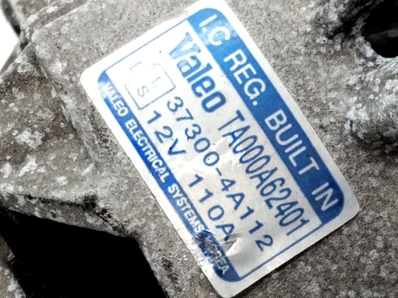 Recambio de alternador para kia sorento i (jc) 2.5 crdi referencia OEM IAM   