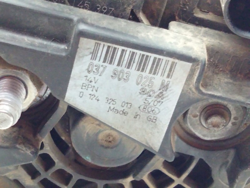 Recambio de alternador para seat ibiza iii (6l1) 1.4 16v referencia OEM IAM 037903025M  