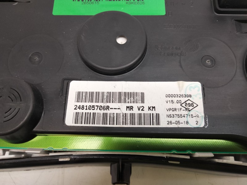 Recambio de cuadro instrumentos para dacia dokker ambiance referencia OEM IAM 248105706R  